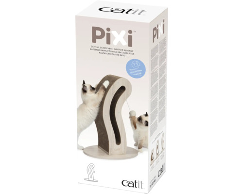 Catit Pixi Scratcher scratching board, cat tail