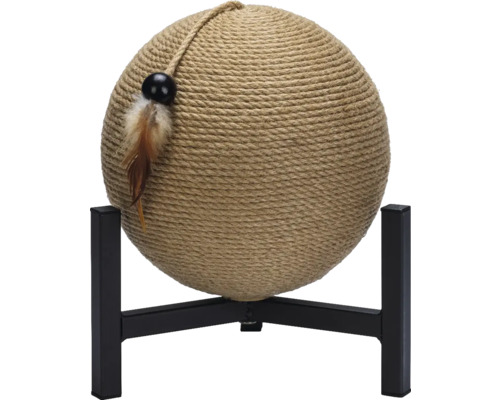 Scratching furniture designed by Lotte scratching ball Tyra 27 x 27 x 33 cm jute, metal