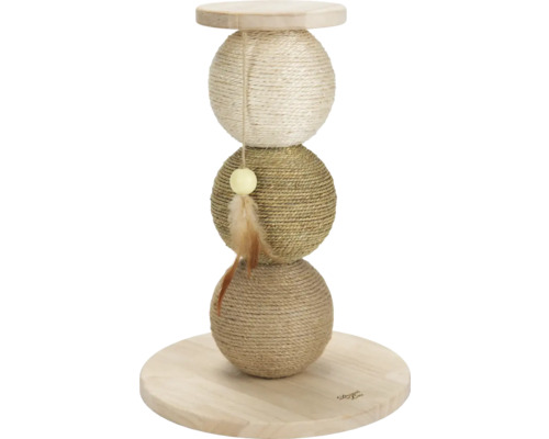Scratching furniture designed by Lotte Elio scratching balls 34 x 47.5 cm sisal, wood
