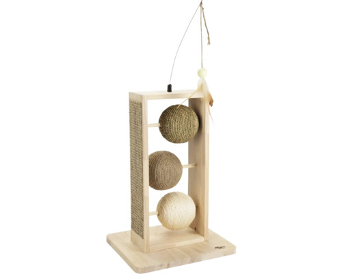 Scratching furniture designed by Lotte scratching balls Lomax 34.5 x 29.5 x 50 cm sisal, wood