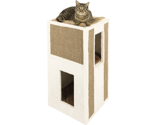 KERBL Galina scratching barrel 40x40x78 cm white