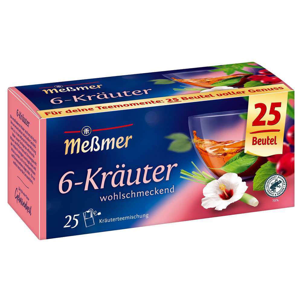 Meßmer Kräutertee, 6-Kräuter