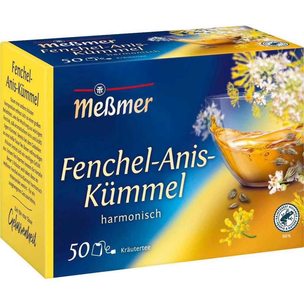 Meßmer Herbal tea, fennel-anise-caraway harmonious