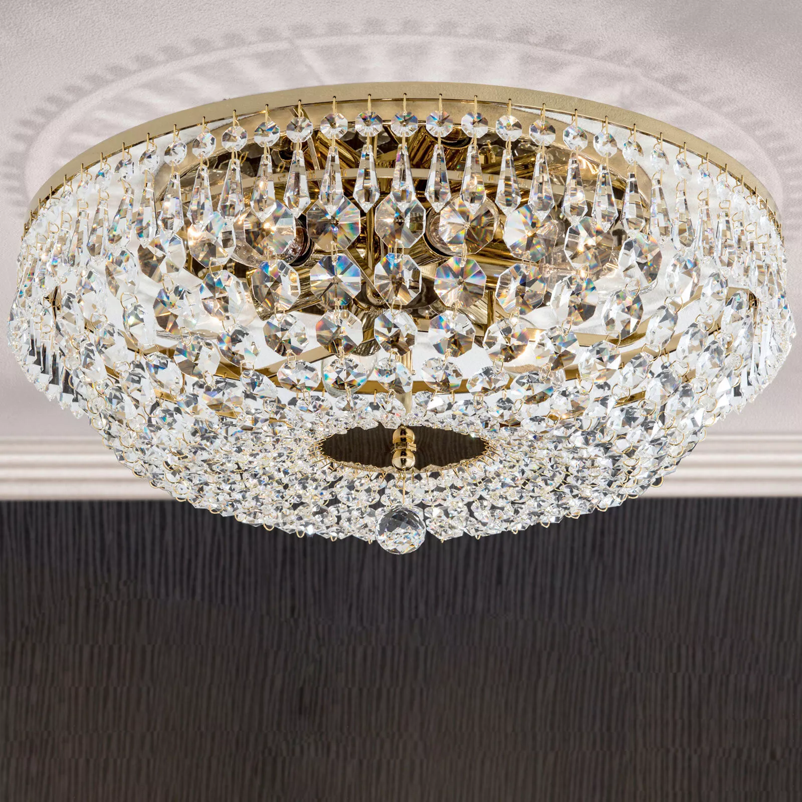 Sheraton 45 cm CRYSTAL CEILING LIGHT