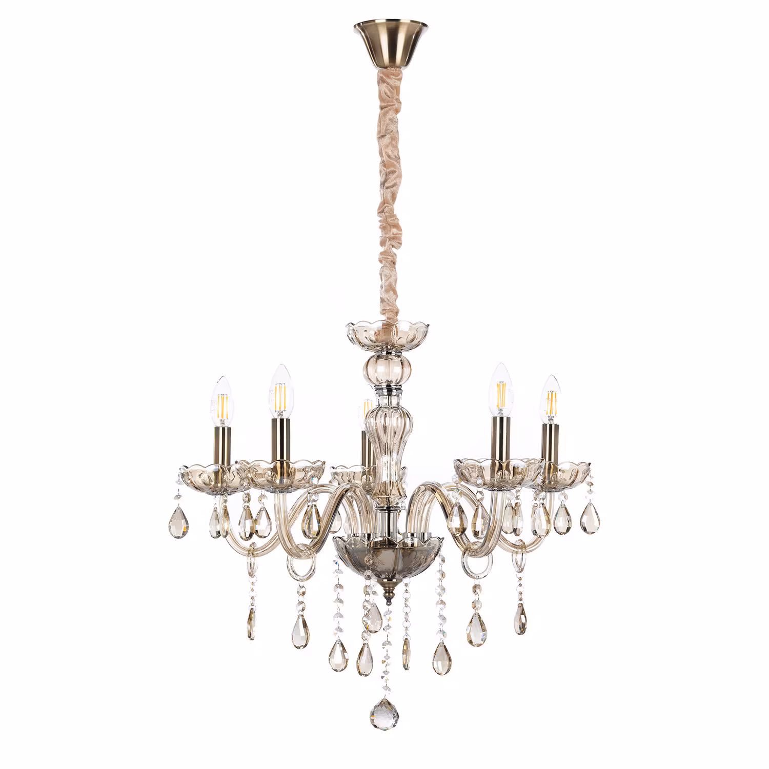 CRYSTAL PENDANT LAMP 67/100 cm