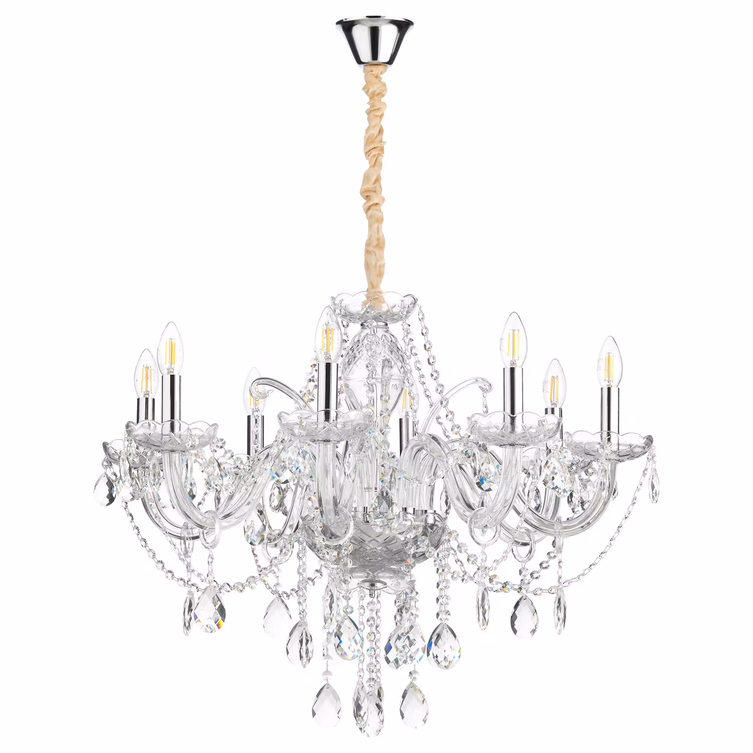 CRYSTAL PENDANT LAMP 75/100 cm