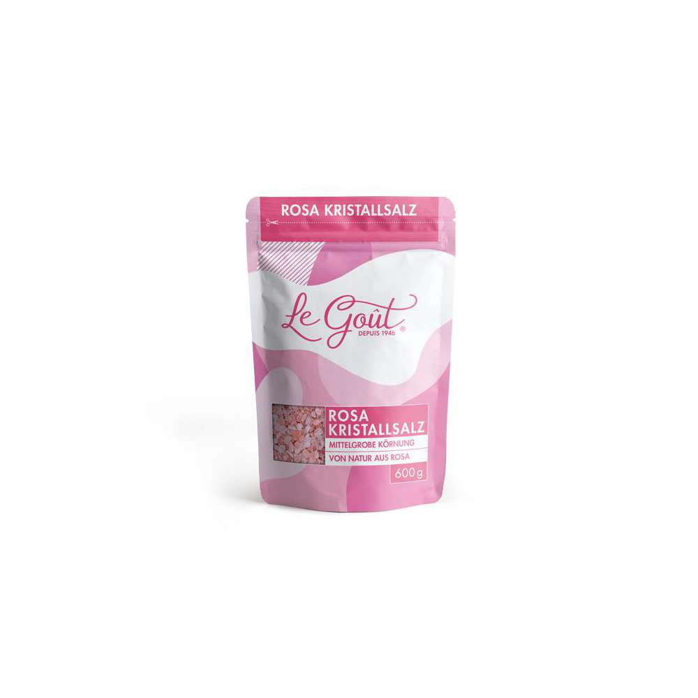 Le Gout Kristallsalz Rosa, Mittelgrobe Körnung