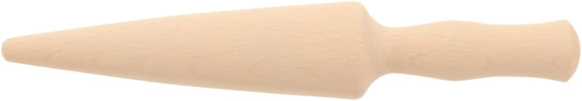 teemando Wooden Waffle Horn or Planting Wood for Homemade Waffle Horns or Ice Cream Cones