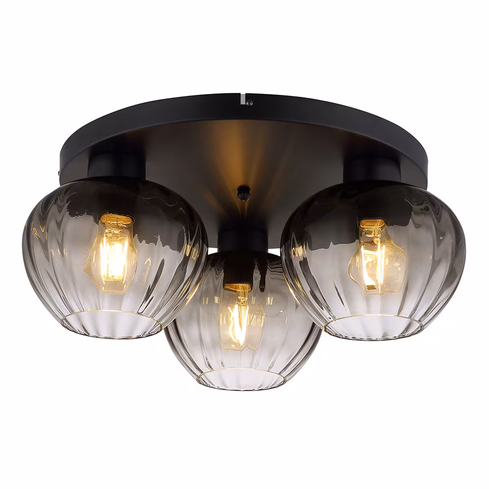 CHANDELIER TOY Black Smoked Glass