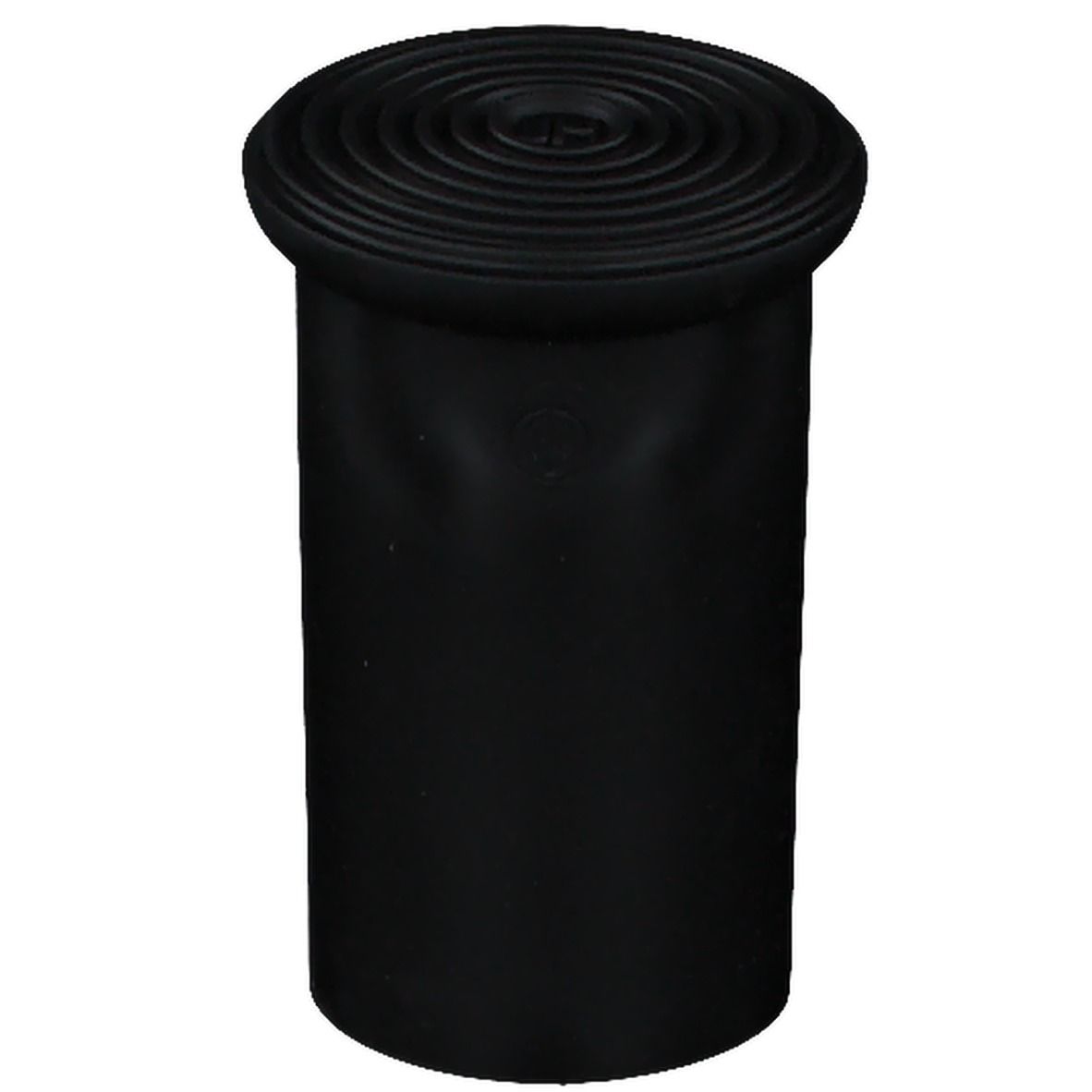 KRUECKENKAPSEL Crutch capsule 18 mm black 1 St