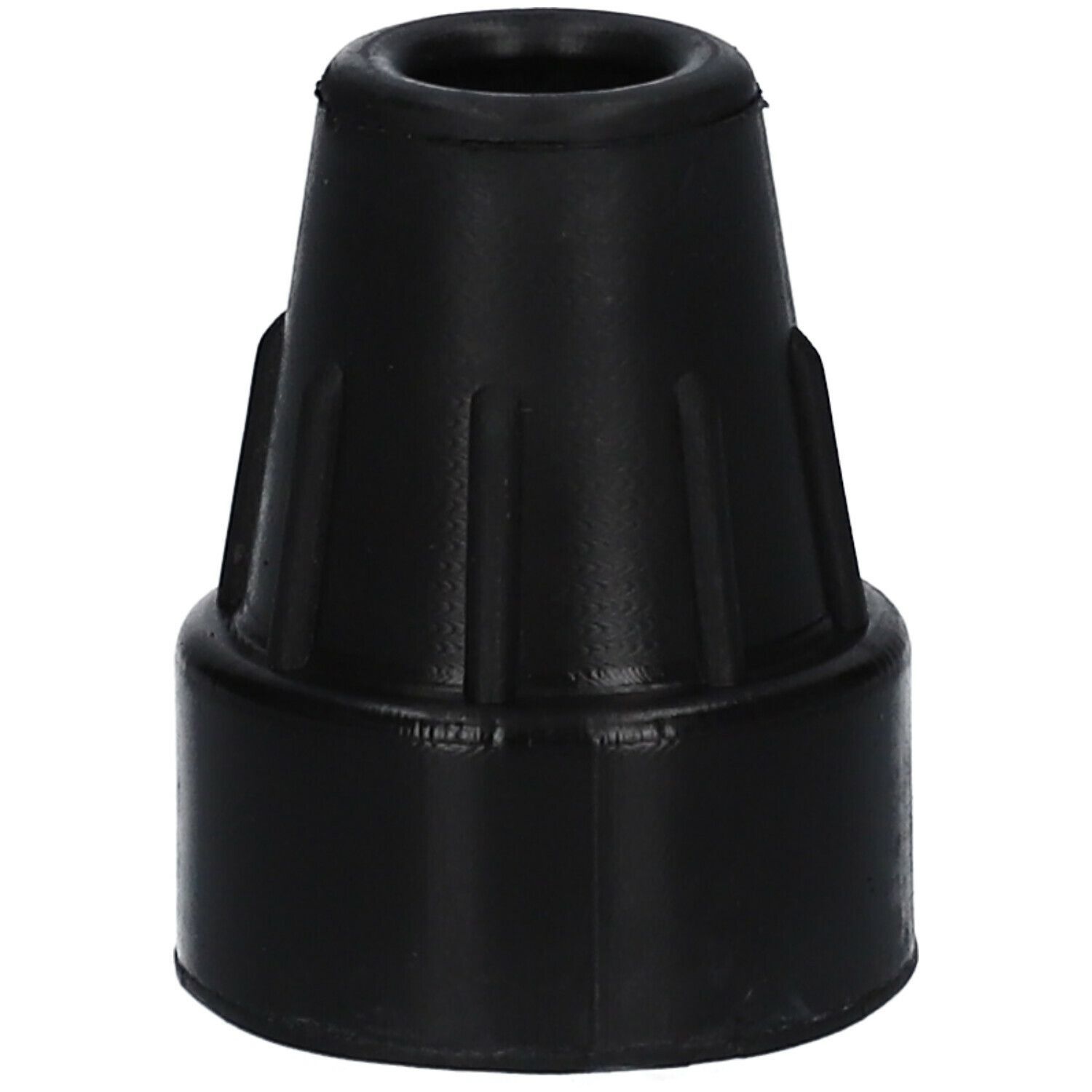 KRUECKENKAPSELN Crutch caps for forearm support, size 16 mm, black, 5 caps
