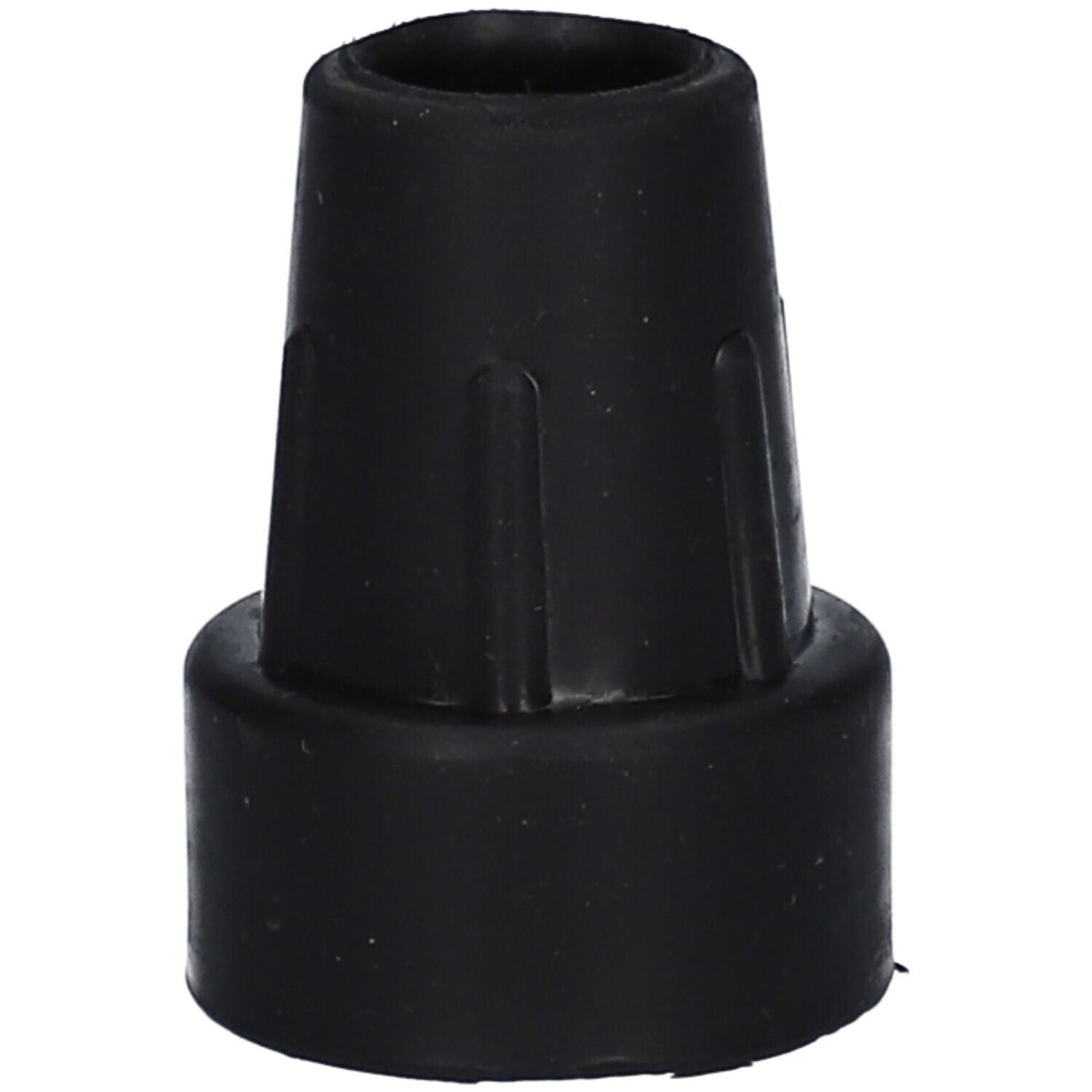 Crutch caps for forearm support, size 18/19 mm, black