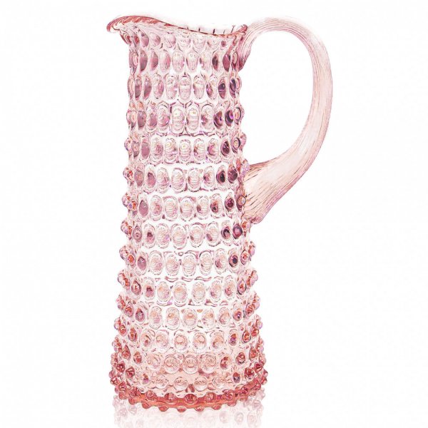 Pitcher Hobnail Tall Jug Rosaline 1L from Klimchi Studio