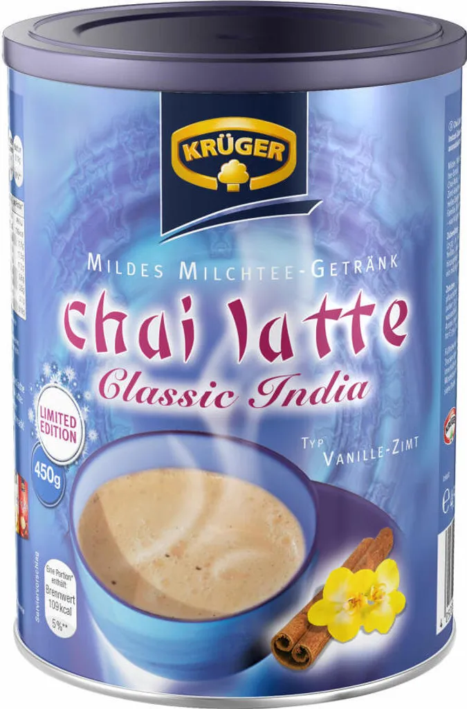 Krüger Family Krüger Chai Latte Classic India Vanilla Cinnamon Coffee Powder 450g