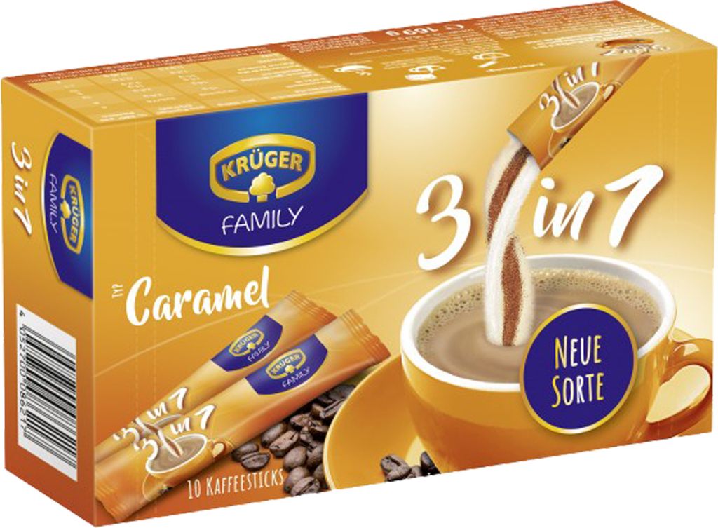 Krüger Family 3 in 1 Type Caramel 169g