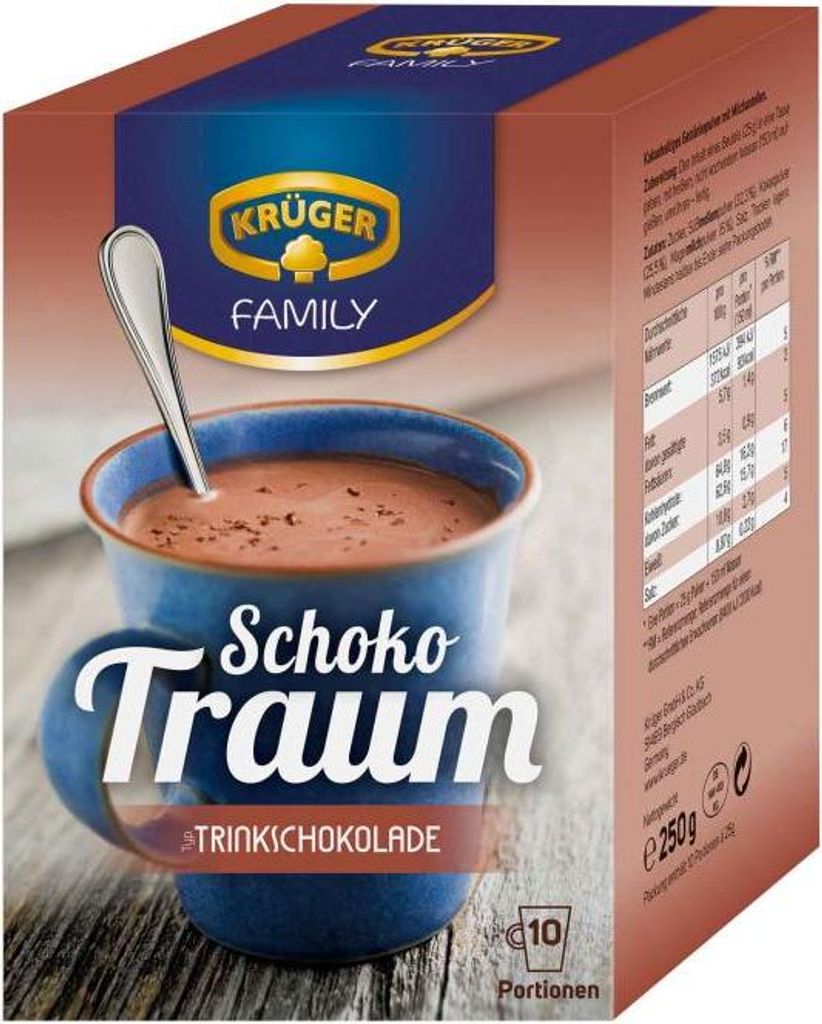 Kruger Krüger Family Chocolate Dream Type Drinking Chocolate 10-pack