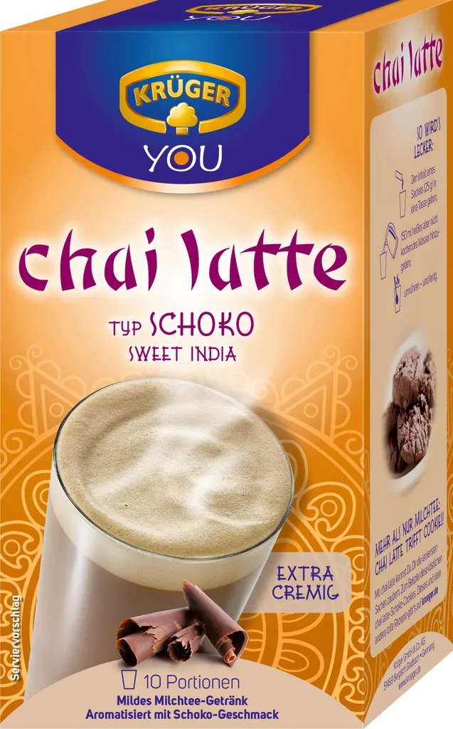 Krüger Family Krüger You Chai Latte Chocolate Sweet India extra creamy | 10 servings