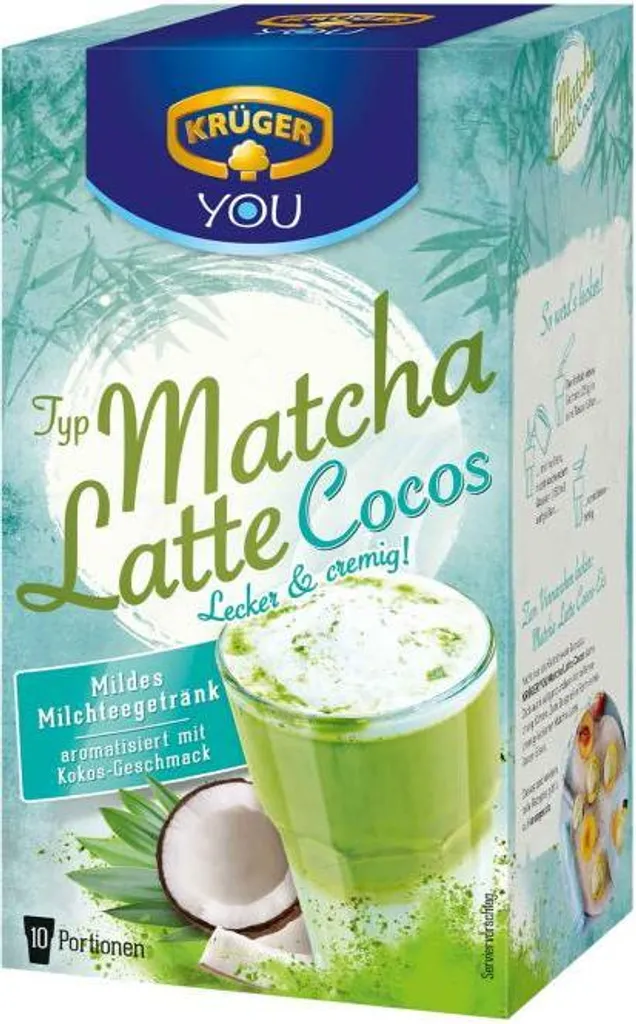 Kruger Krüger You Typ Matcha Latte Cocos 10er, 300 gm