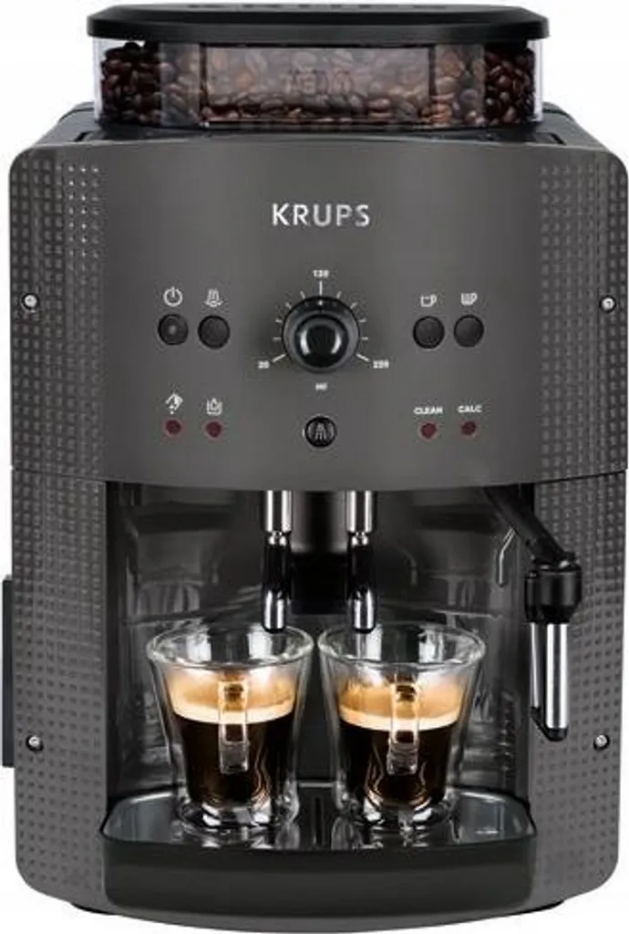 Krups EA810B70 15 Bar Espresso Machine, Automatic, Compact, Black