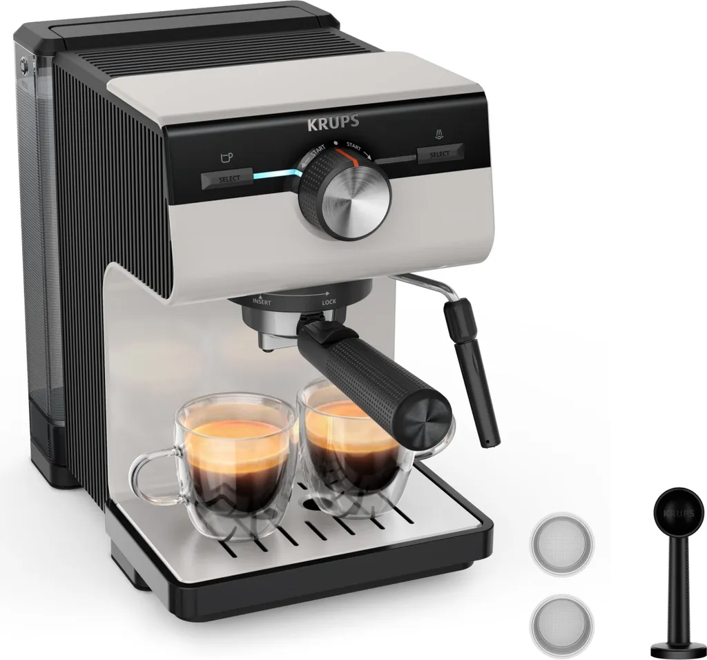 KRUPS Espresso Machine: Delicious espresso with 15 bar pressure