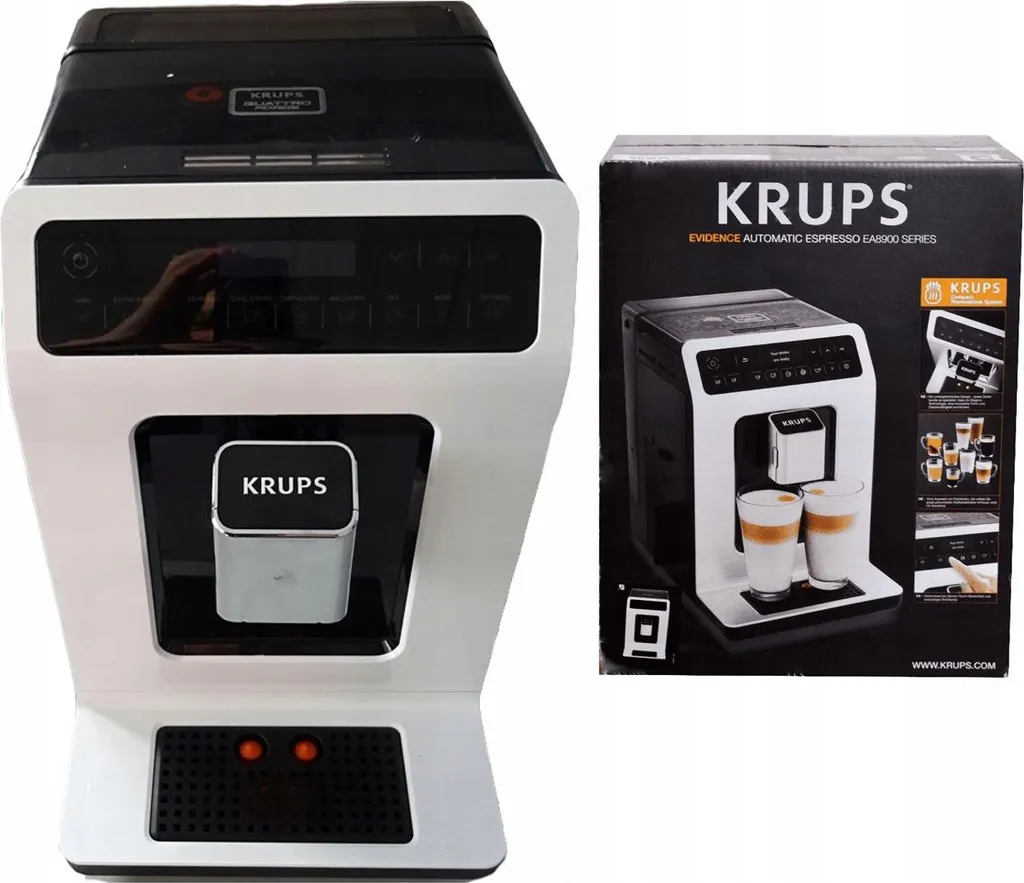 Krups Evidence EA890110 Automatic Coffee Maker - Pressure, Style