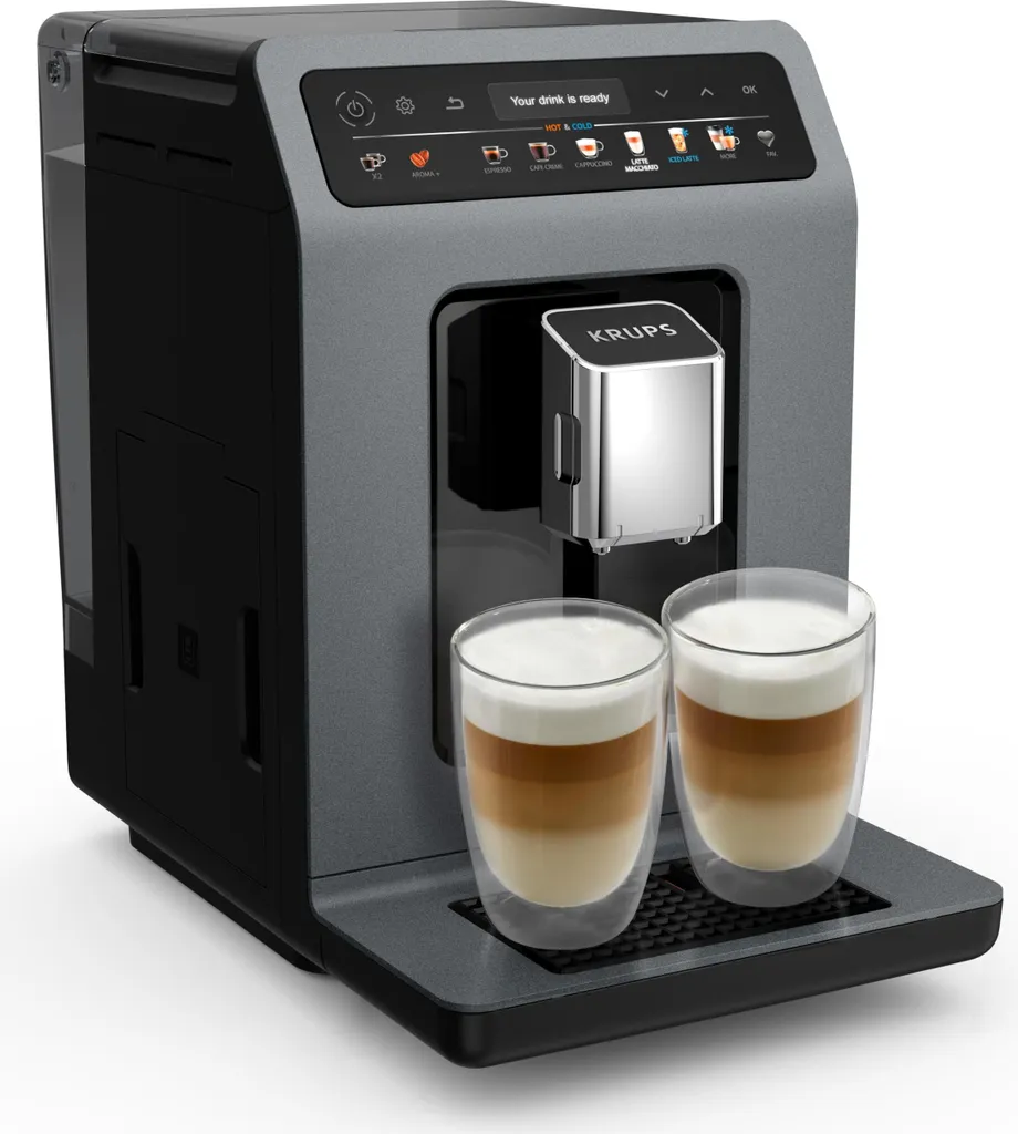 KRUPS Evidence Hot & Cold: Fully automatic coffee machine for hot and cold drinks