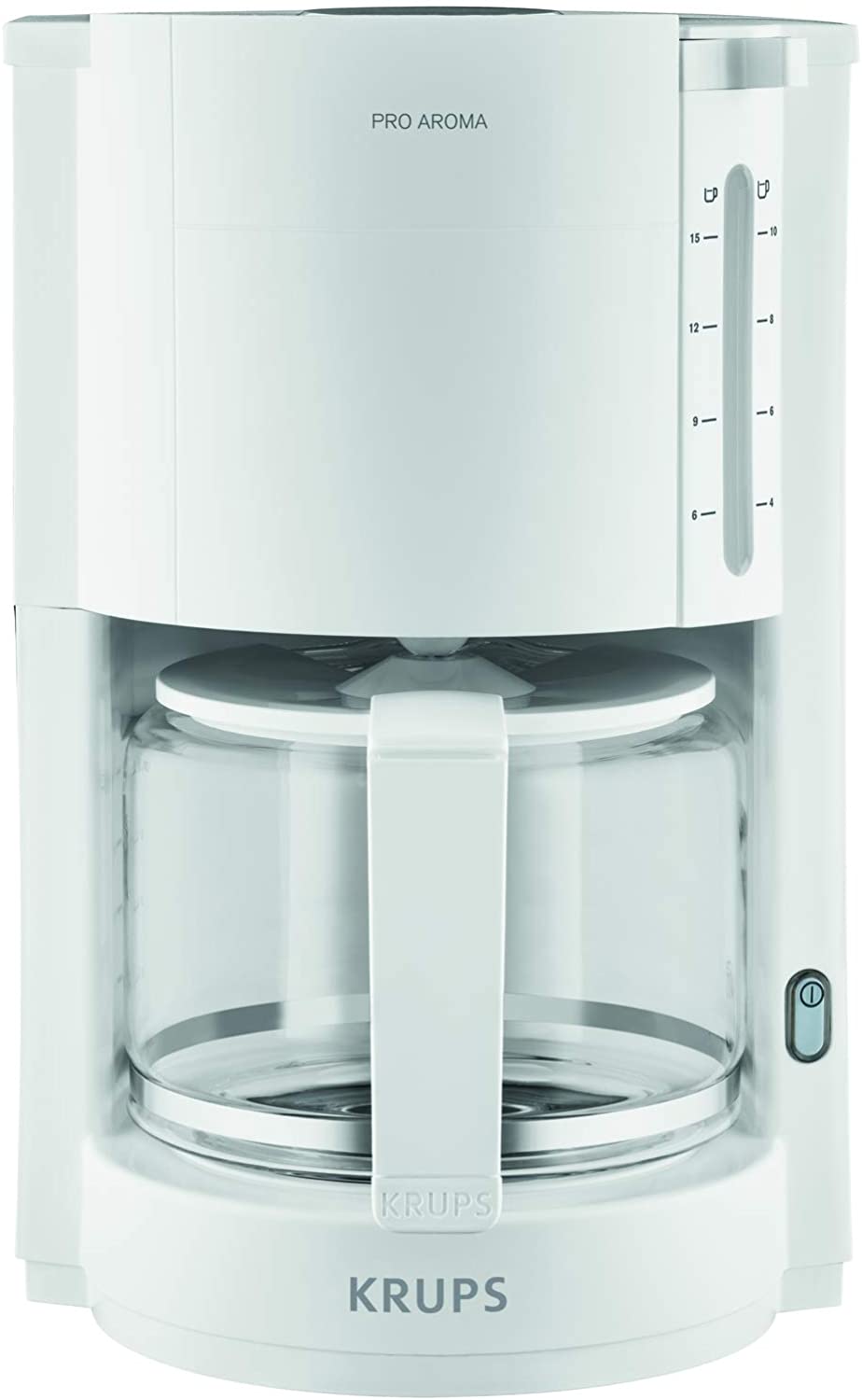 Krups F30901 ProAroma Glass Coffee Maker, 10 Cups 1,050 W