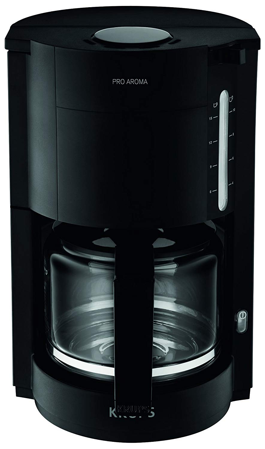 Krups F30908 Krups Proaroma Glass Coffee Maker, 10 Cups, 1.050 W, Modern De
