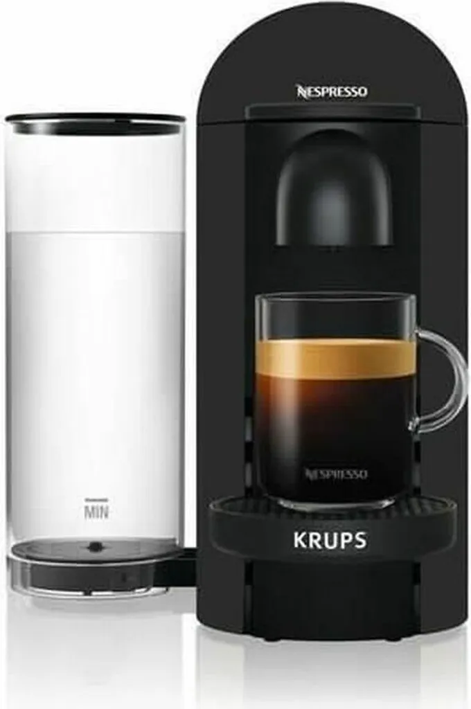 Krups Nespresso YY3922FD, pod coffee machine, 1.8 l, coffee capsule, 1260 W, black