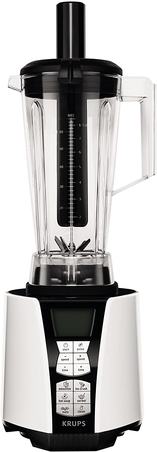 Krups High Speed Ultrablend+ KB7030 Stand Mixer (1500 Watt, 2 Litres) White/Black