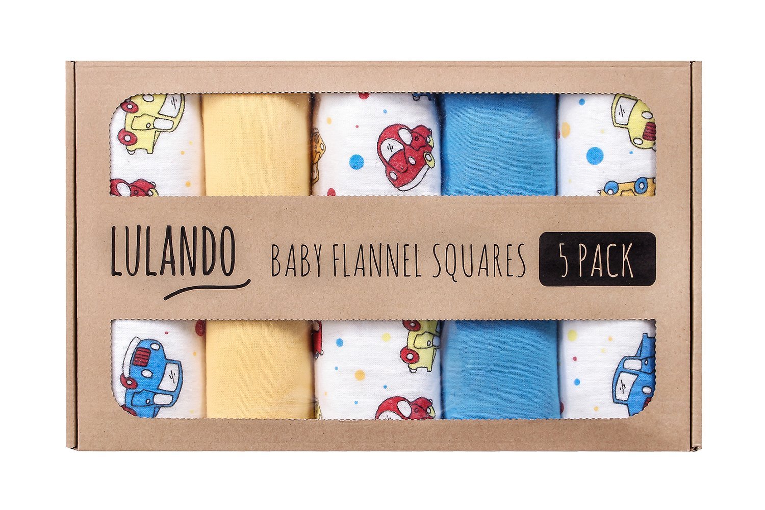 Lulando Cloth Nappies and Molton Cloths 70 x 80 cm – Pack of 5