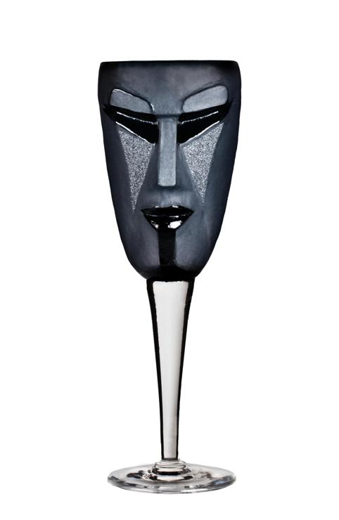 maleras-glasbruk Kubik Wine Glass
