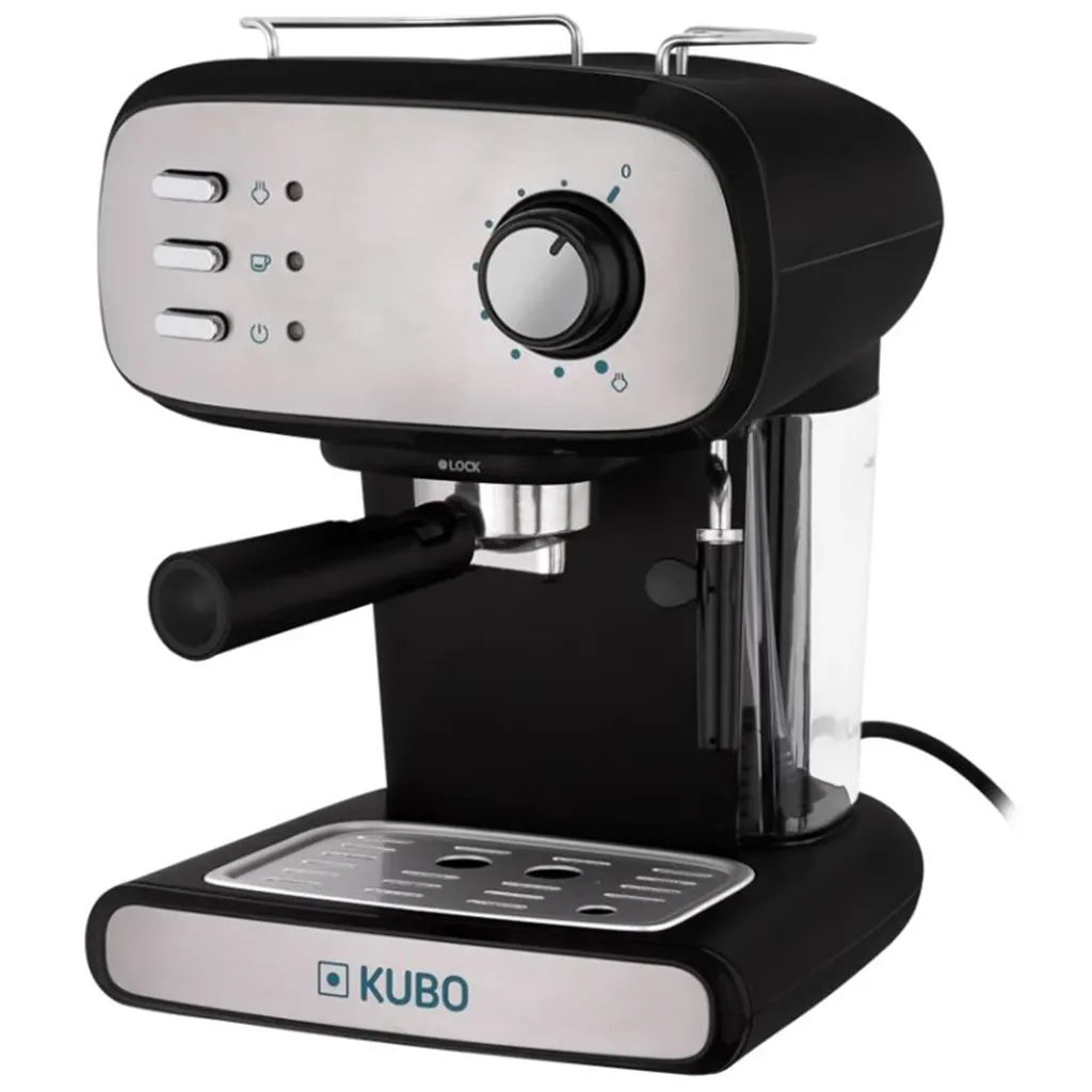 KUBO KBECM4842 Traditional Espresso Machine, Milk Frother