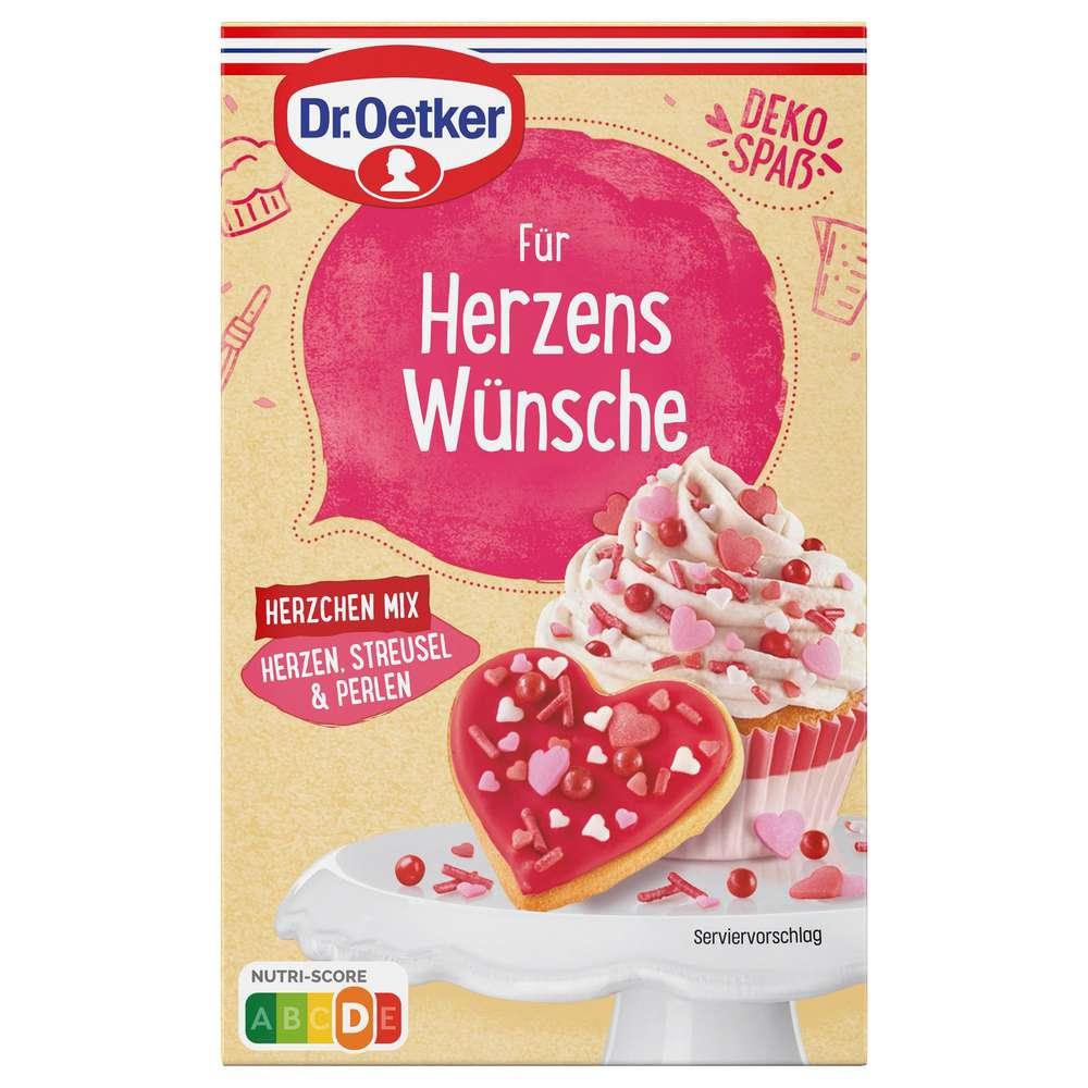 Dr. Oetker Cake decoration, heart's wishes mix