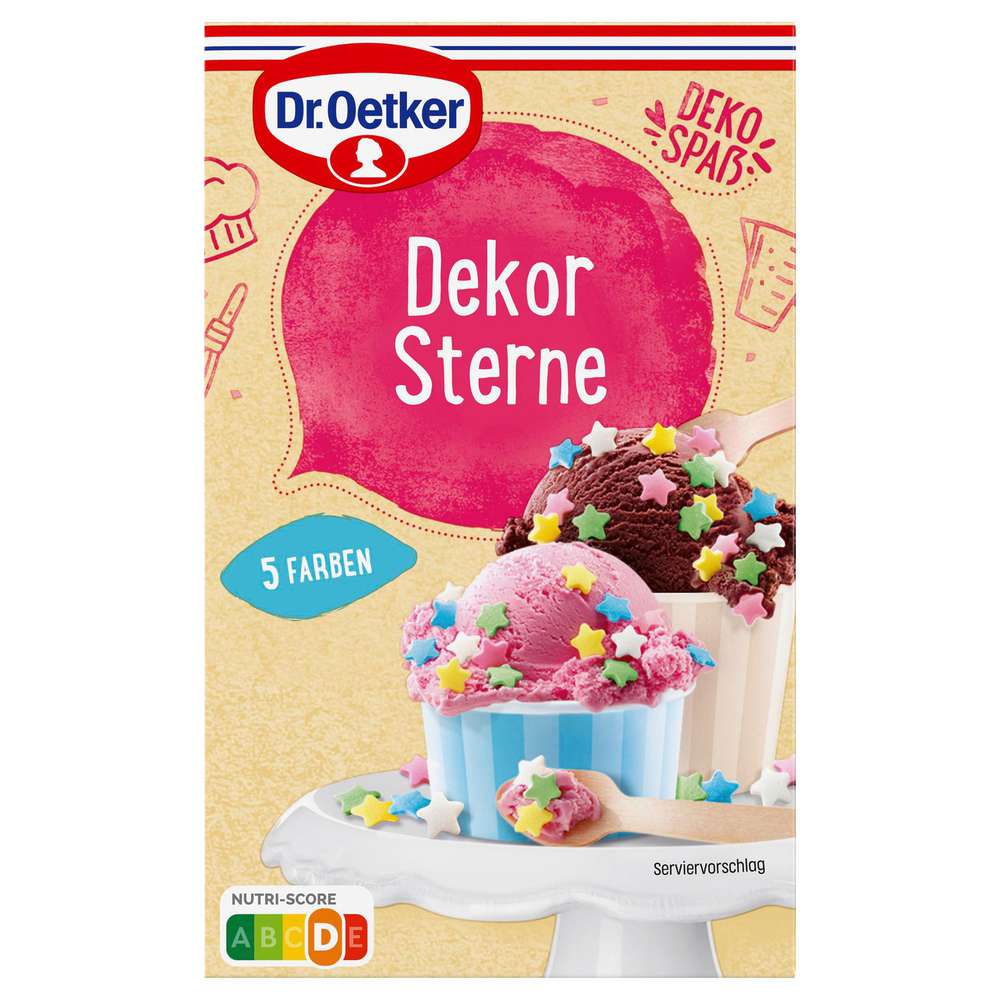 Dr. Oetker Cake decoration stars