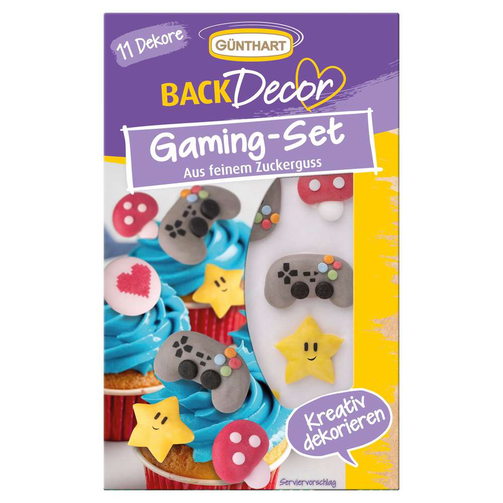 Cake Decorating Sugar Gaming Set