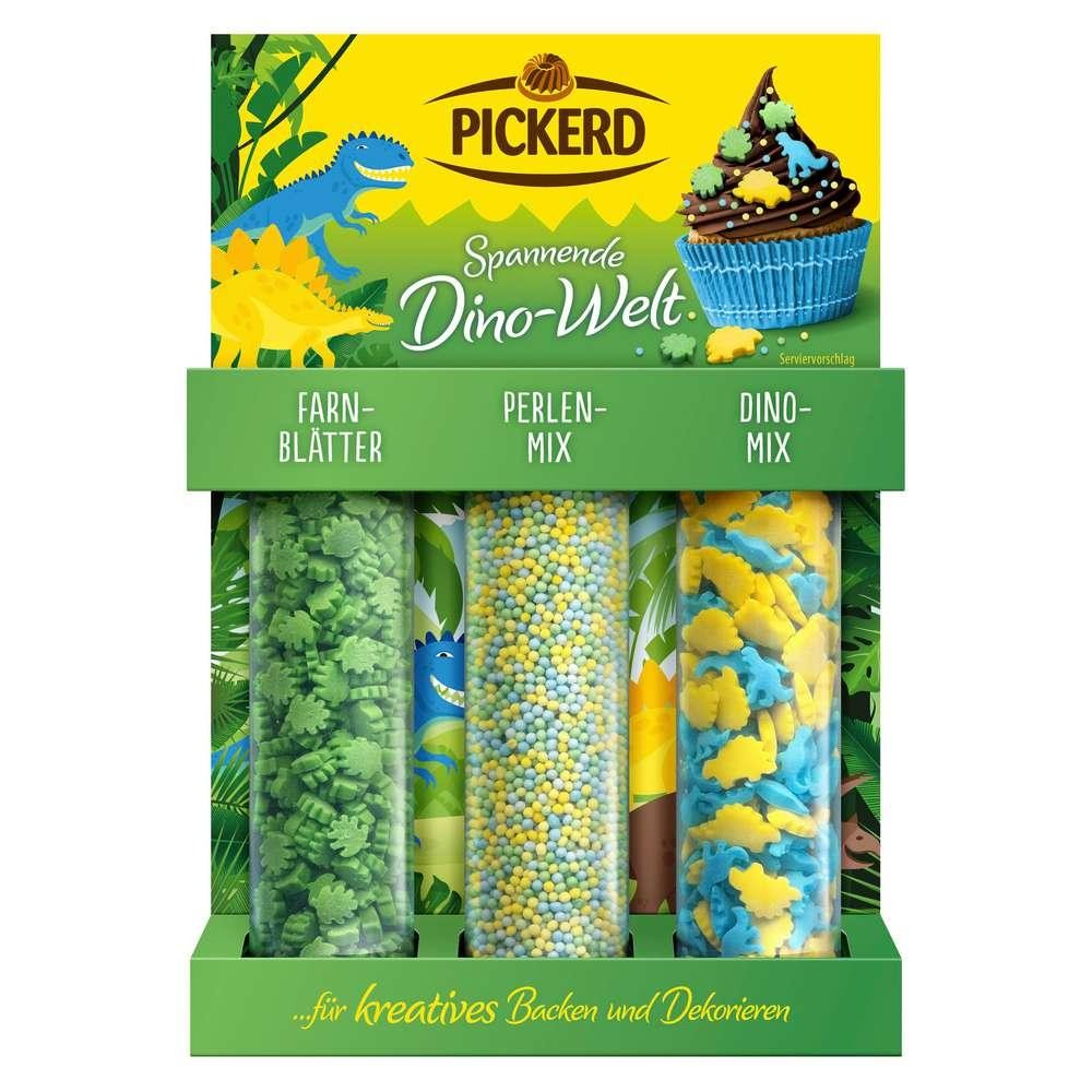 Pickerd Cake decoration set of 3 dinosaur world