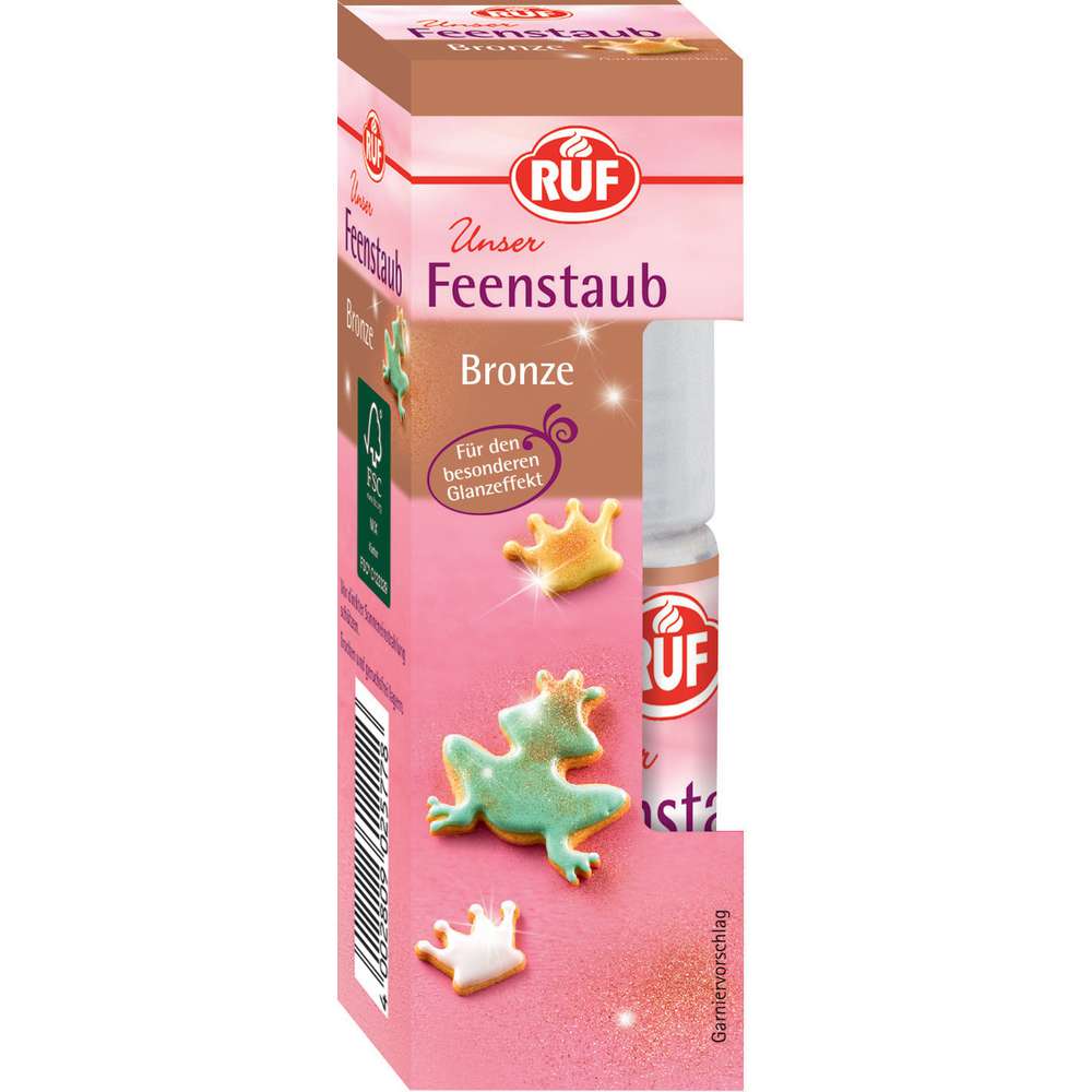 Cake decoration fairy dust, bronze