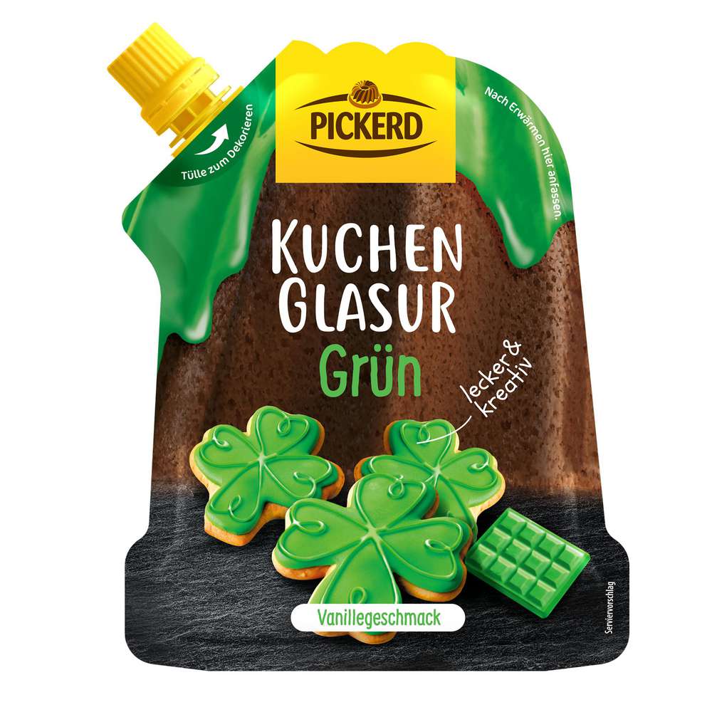 Green cake icing