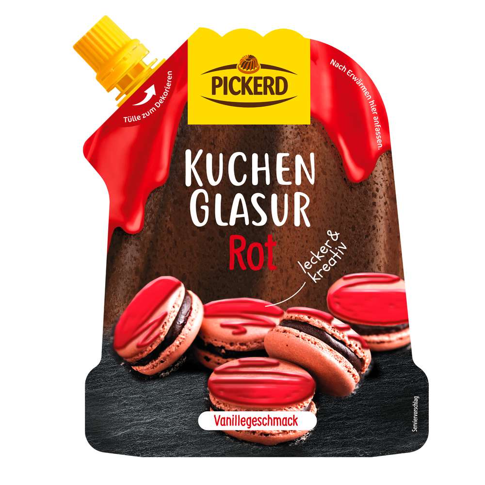 Red cake icing