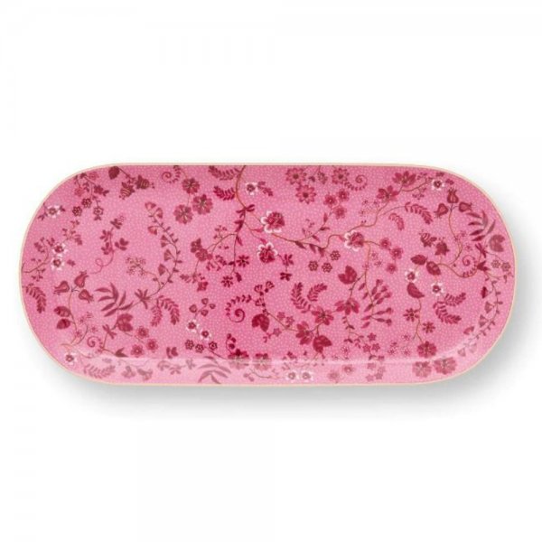 Jolie Flowers Pink cake plate by Pip Studio