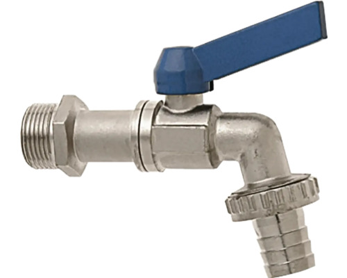 GEKA Ball outlet valve nickel-plated 1/2"