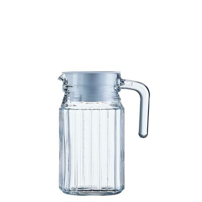 Luminarc Refrigerator jug ​​​​Quadro 0.50 liters, contents: 500 ml, H: 157 mm, D: 120 mm
