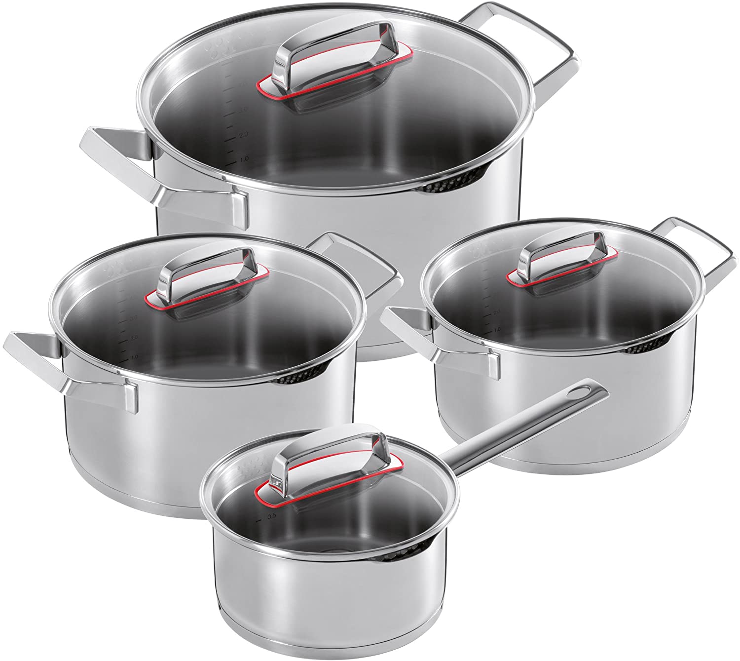 Kuhn Rikon 37274 Modern Mess Kit 4-Piece 1.5/2/3/5 Litres