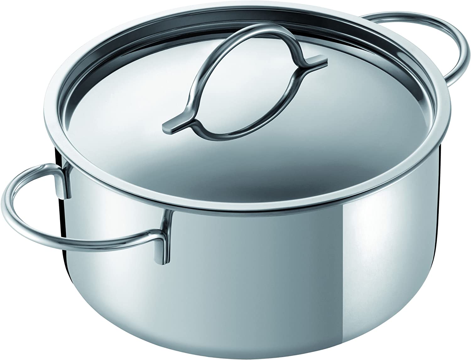 Kuhn Rikon Circolo 37344 Saucepan Multi-Layered 3.0 L / 20 cm Optimum Heat Distribution Stainless Steel