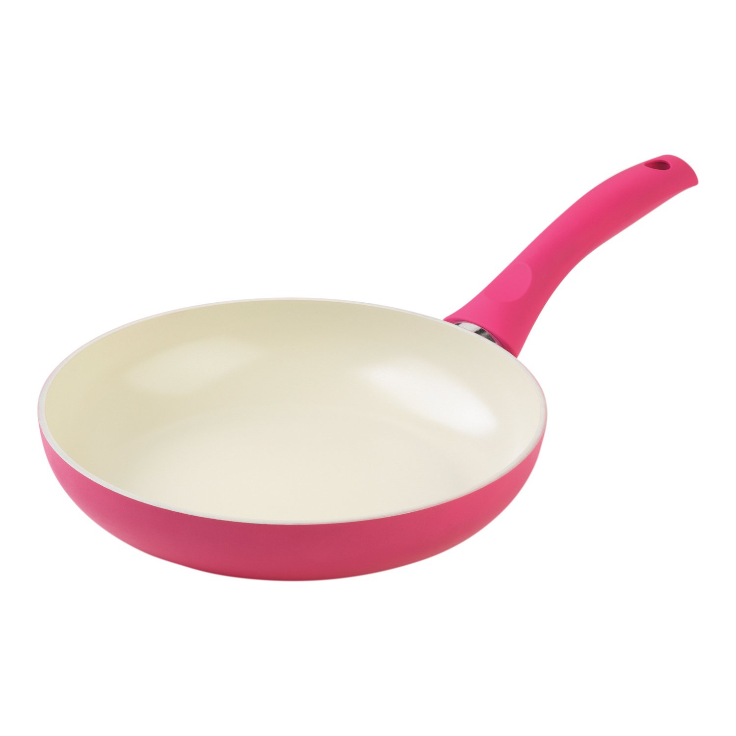 Kuhn Rikon Colori Cucina 28 Cm Ceramic Induction Frying Pan, Fuchsia