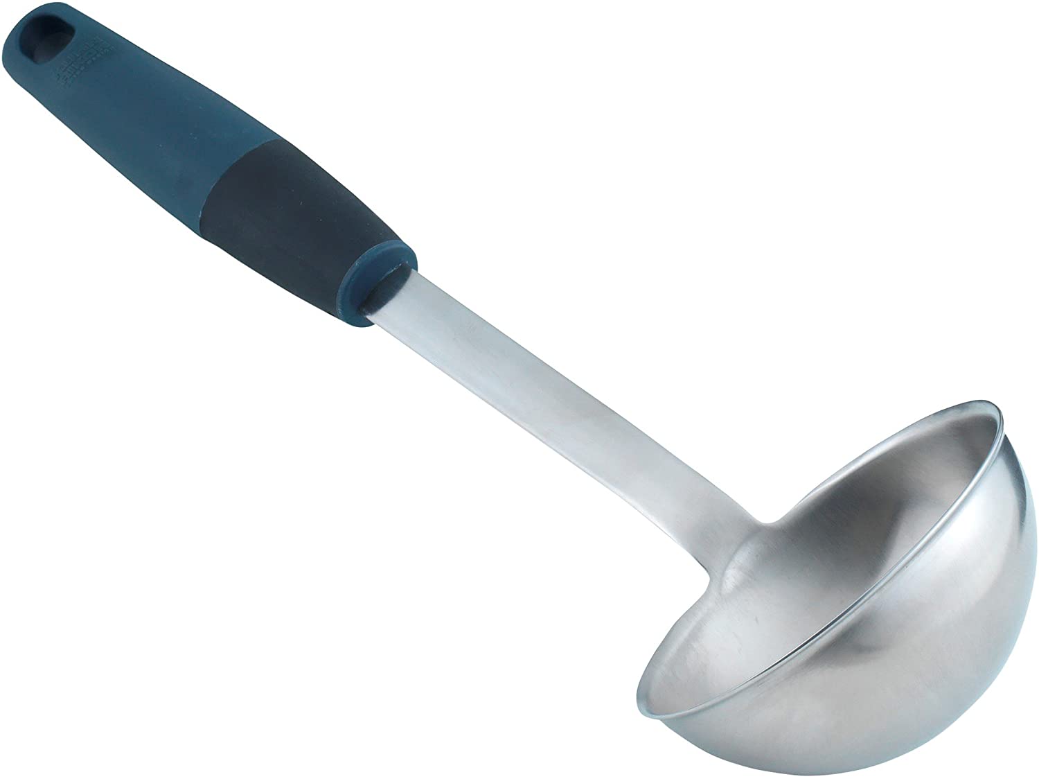 KUHN RIKON 22663 Cooks\' Tools Black Ladle, Stainless Steel, 34 x 9.5 x 8 cm