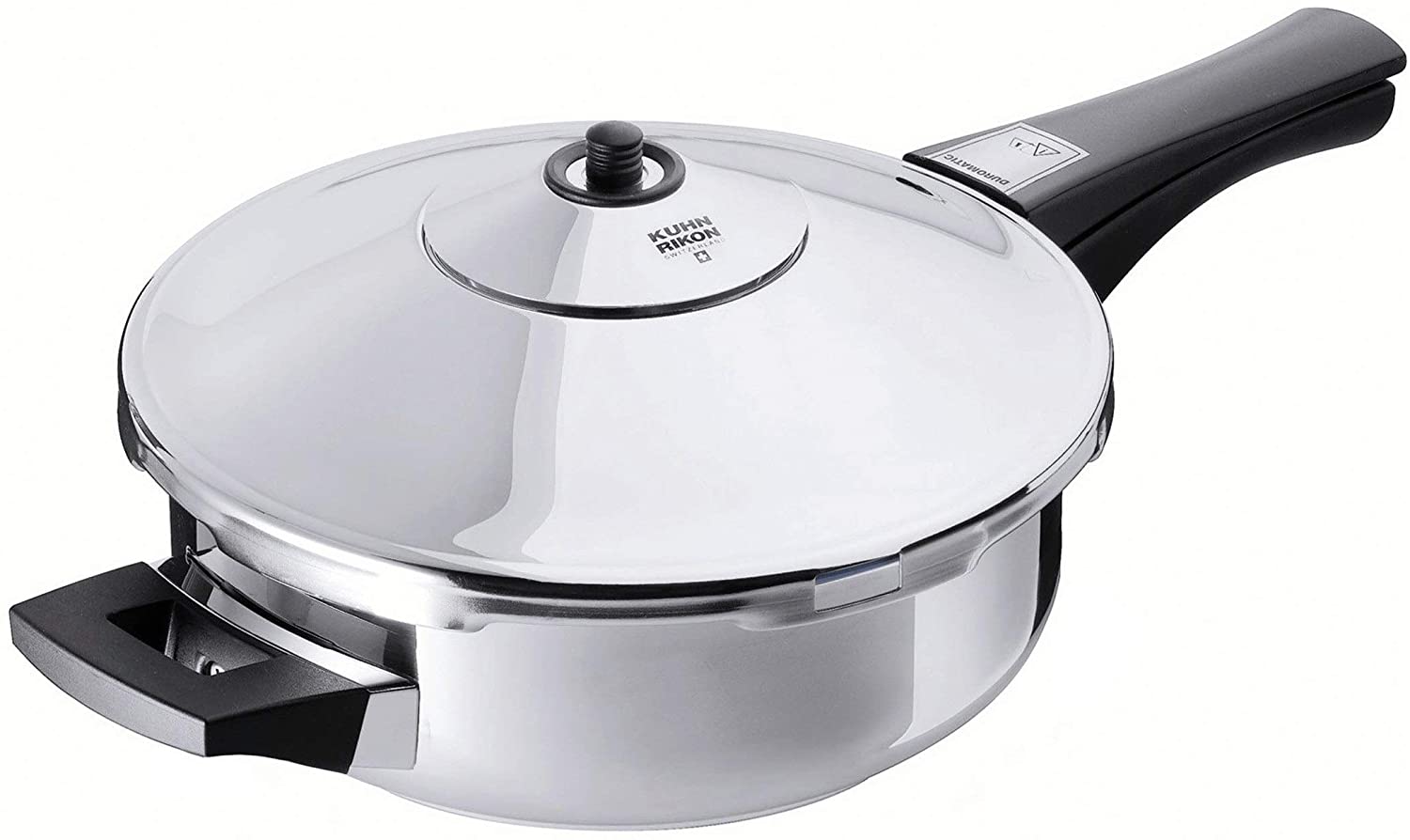 Kuhn Rikon Duromatic Inox Pressure Frying Pan, Titanium Non-stick (24cm), 2.5 Litre