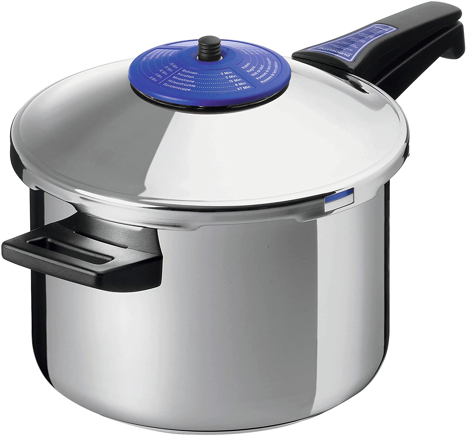 Kuhn Rikon Duromatic Supreme Pressure Cooker (22 cm), 5.0 Litre