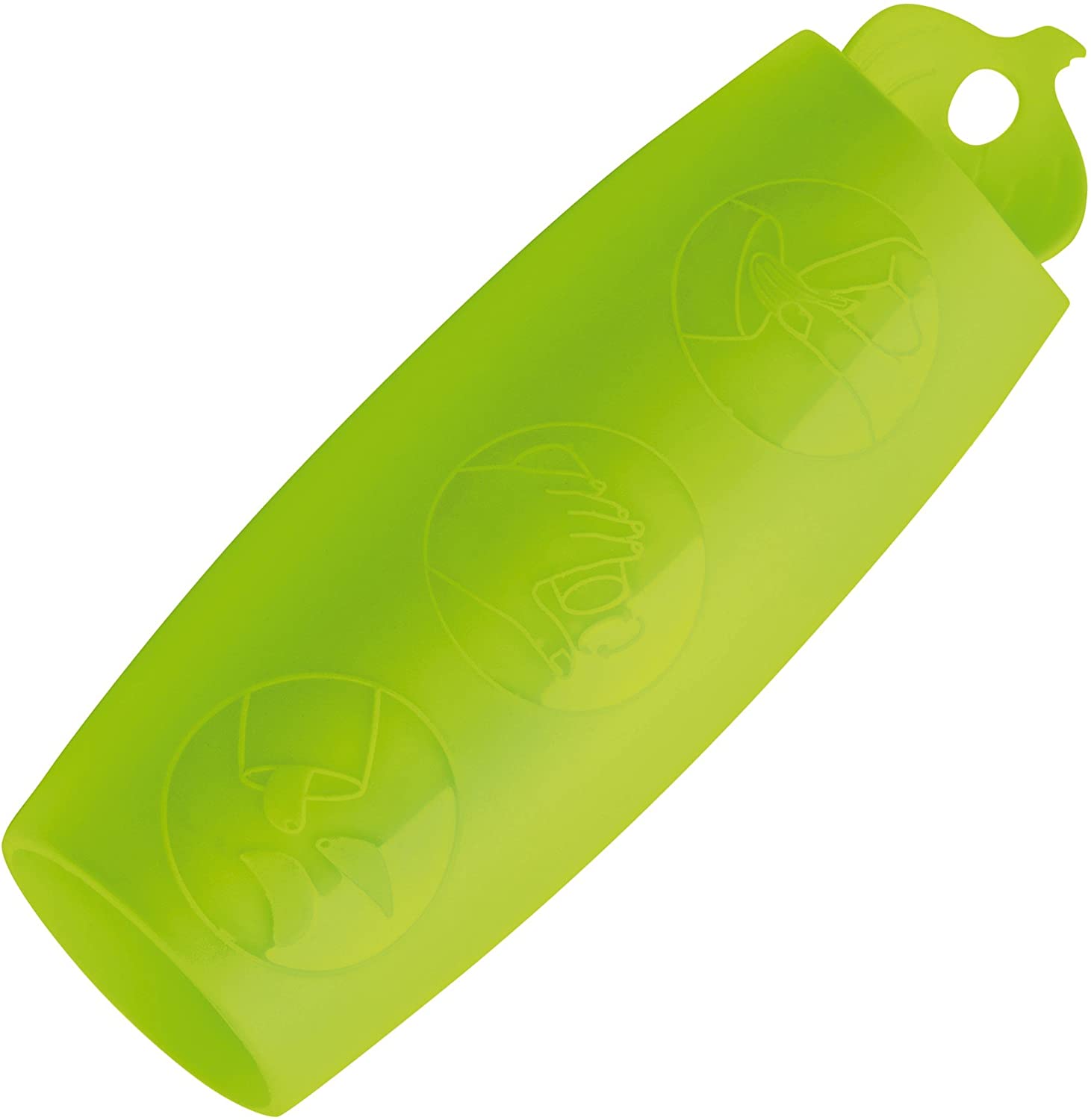 Kuhn Rikon Garlic Peeler, Green
